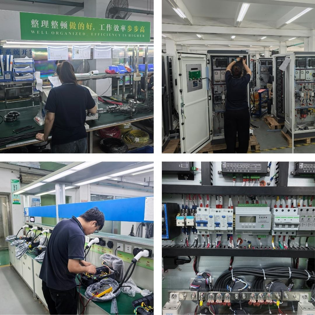 Industrial Solar Energy Storage 125kW Power Cabinet 261kWh Battery Cabinet DC Fast Charger Smart EMS Management