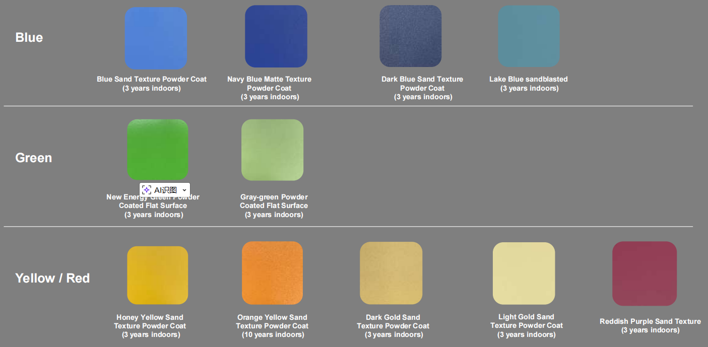 Top Cover Colors (Color)