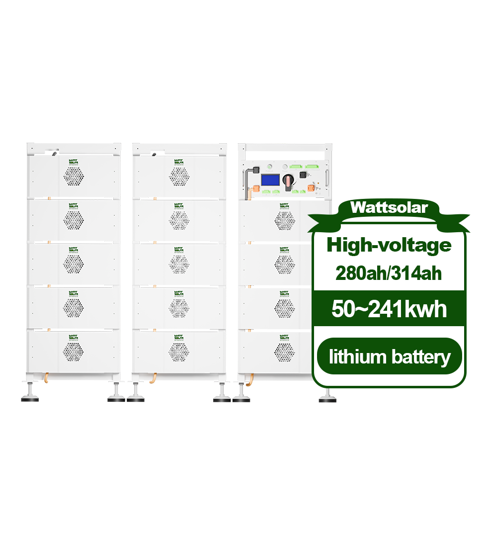 51.2V 314Ah High-Voltage Hybrid Grid Lithium Phosphate Battery 241kWh Large-Scale Solar Energy Storage System 200Ah Capacity