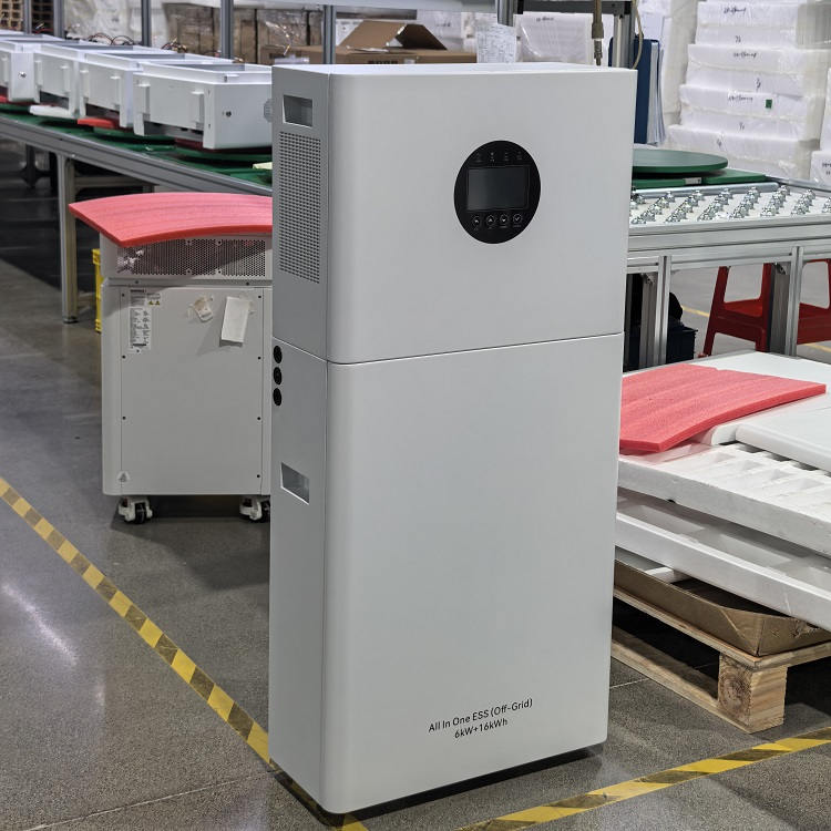 16kwh 51.2V 314ah Energy Storage LFP Battery with 6kw Solar Inverter Floor Standing Home Energy Storage System for Residential