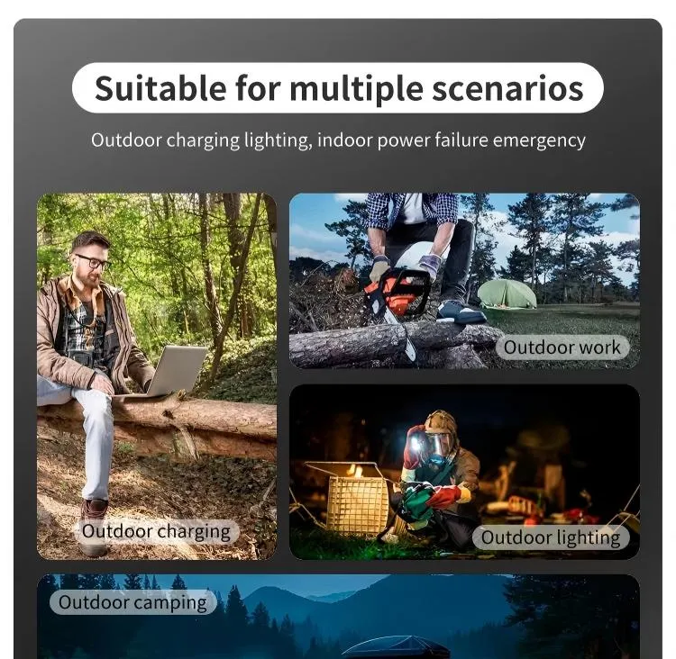 Versatile Portable Solar Power Station for Camping and Emergencies