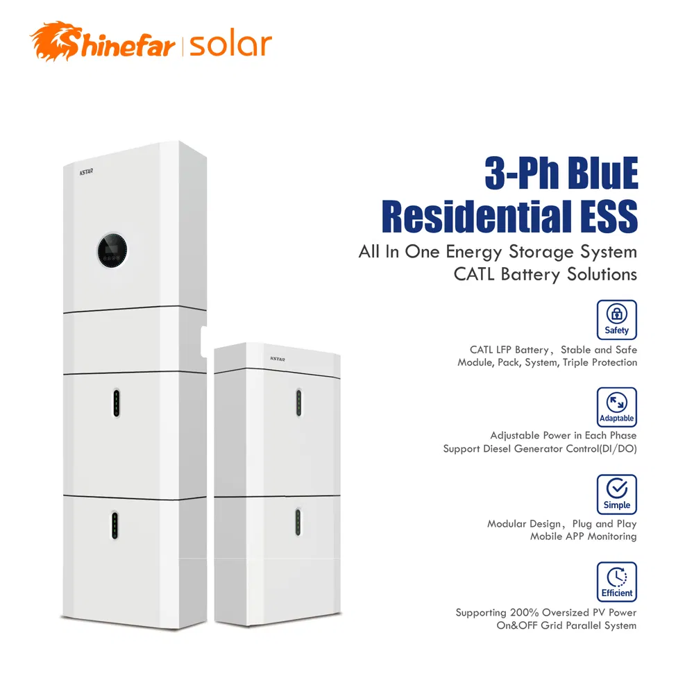Three Phase All in One Energy Storage System