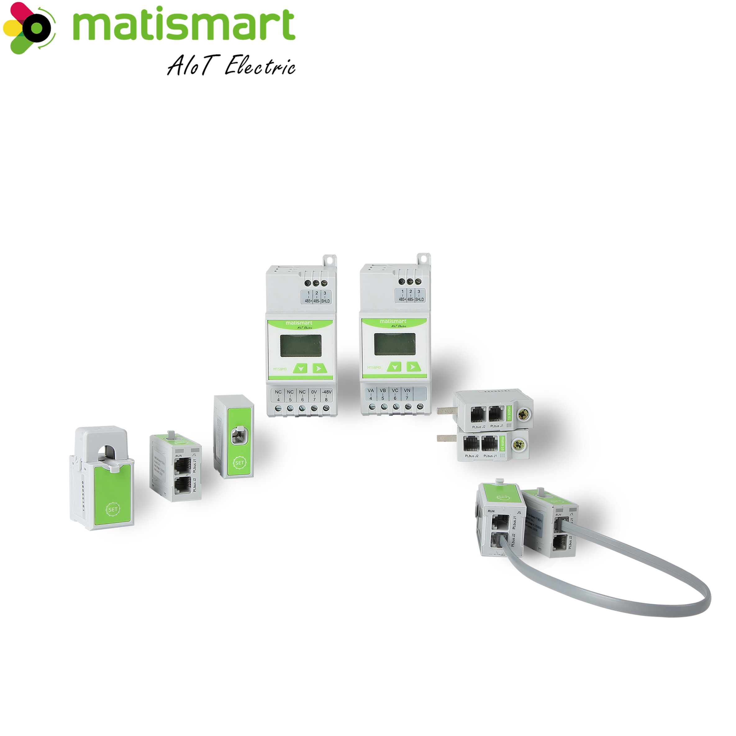 Matismart Smart Home Real Time Energy Monitor MT58 Smart Energy Meter with Current Sensor Power Management EMS System