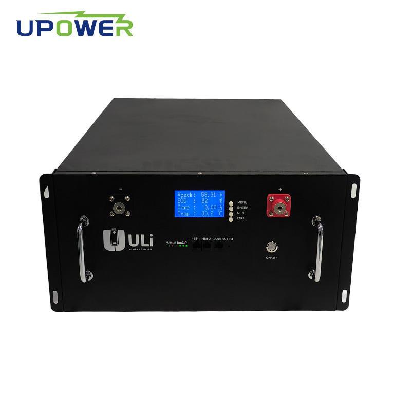 Uli Rack Mounted 48V 300ah 16s1p LiFePO4 Battery Pack 51.2V 15kwh Lithium Iron Phosphate Battery for Home Solar Storage