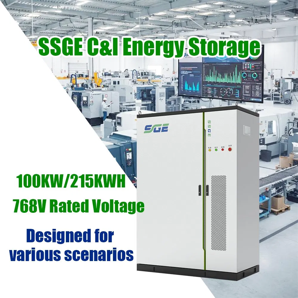 Top Selling 100kwh Air Cooling Ess Industrial &amp; Commercial Energy Storage Factory Wholesale for Solar Power