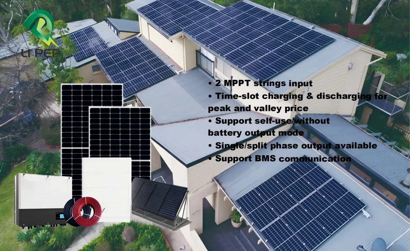 Lithium Battery Solar System Inverter Hybrid Off-Grid Power System