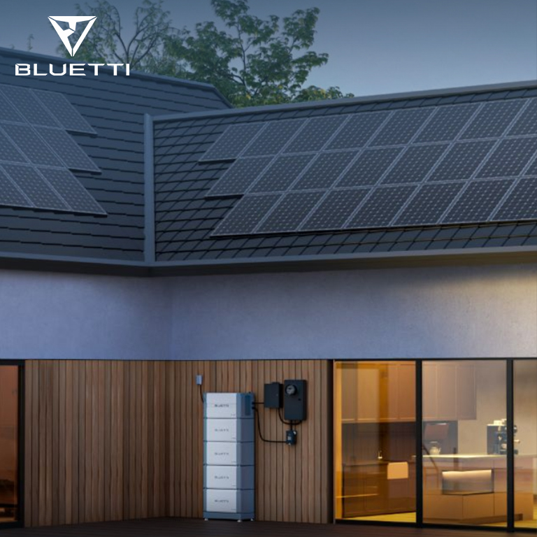 BLUETTI Solar Battery Storage Kits 5kW/9kW On/Off-Grid System with Inverter Lithium Battery for Indoor/Residential &amp; Business