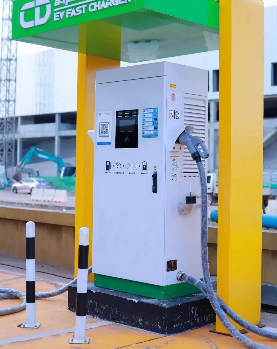 Wholesale High Efficiency Gbt CCS2 DC 120kw Best Commercial Floor-Standing EV Solar Car Charging Station