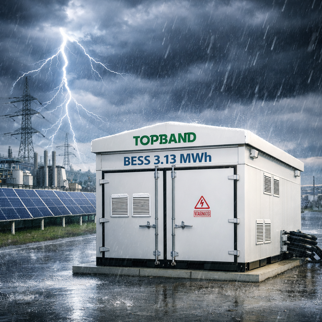 TOPBAND 3.13MWh / 1500kW Grid-Scale Liquid Cooled BESS Container | Valtrix String 3.0 Utility Energy Storage System