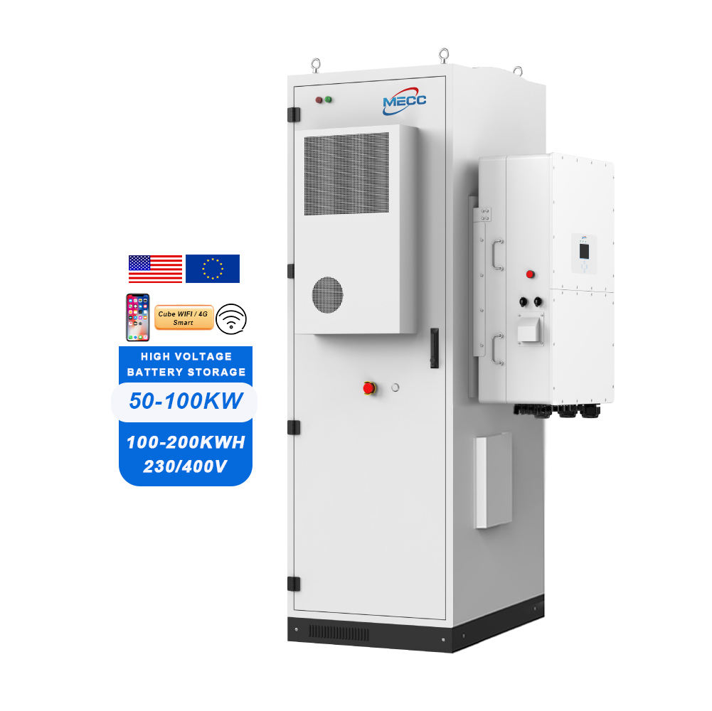 Industrial Grade 100kW 200kWh LiFePO4 Battery Commercial Energy Storage System Smart EMS Outdoor ESS Cabinet