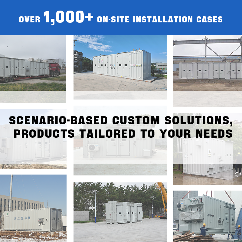 40ft 53ft Grid Scale Battery Energy Storage Container Air Cooled for Utility Substation Renewable Integration Factory Direct