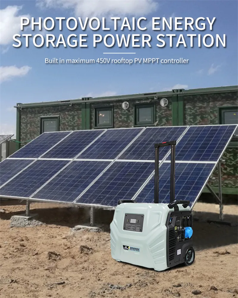 6000W Heavy-Duty 5000W LiFePO4 Portable Power Station with Solar Inverter