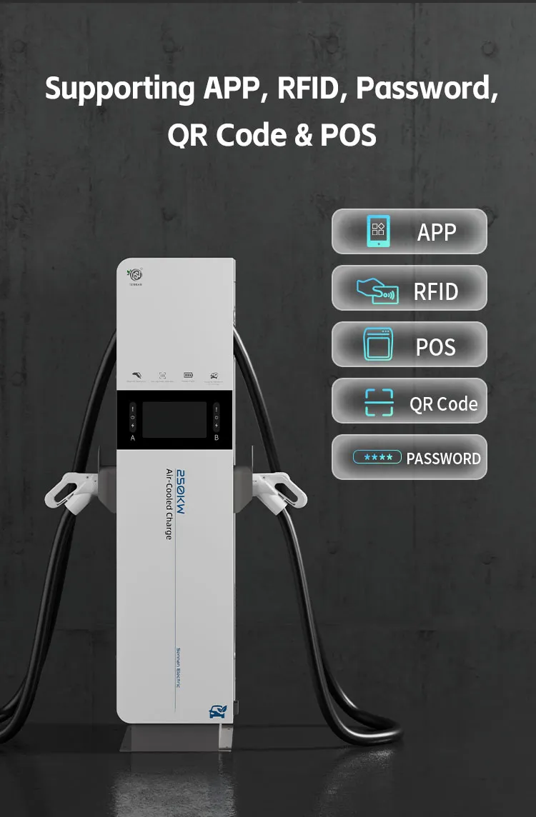 EV Charging Station Air/Liquid-Cooled Super Charger Terminal Detail 4