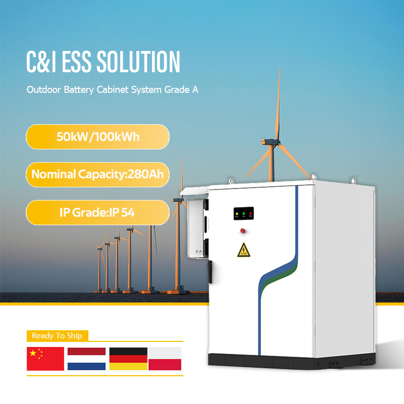 BoostESS 50kW 100kWh Residential Solar Energy Storage System Lithium Ion Battery Air Cooling