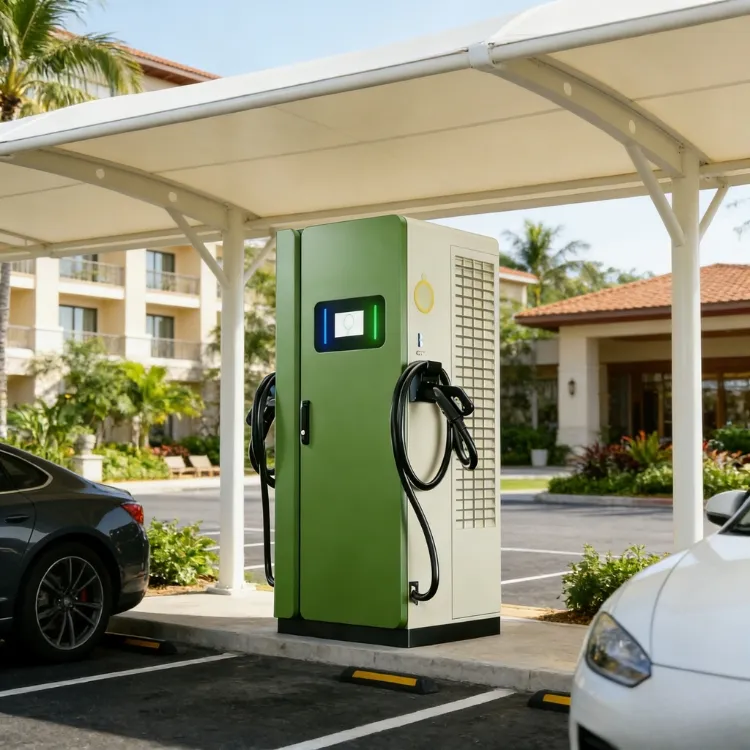 DC Fast EV Charging Station Detail Image