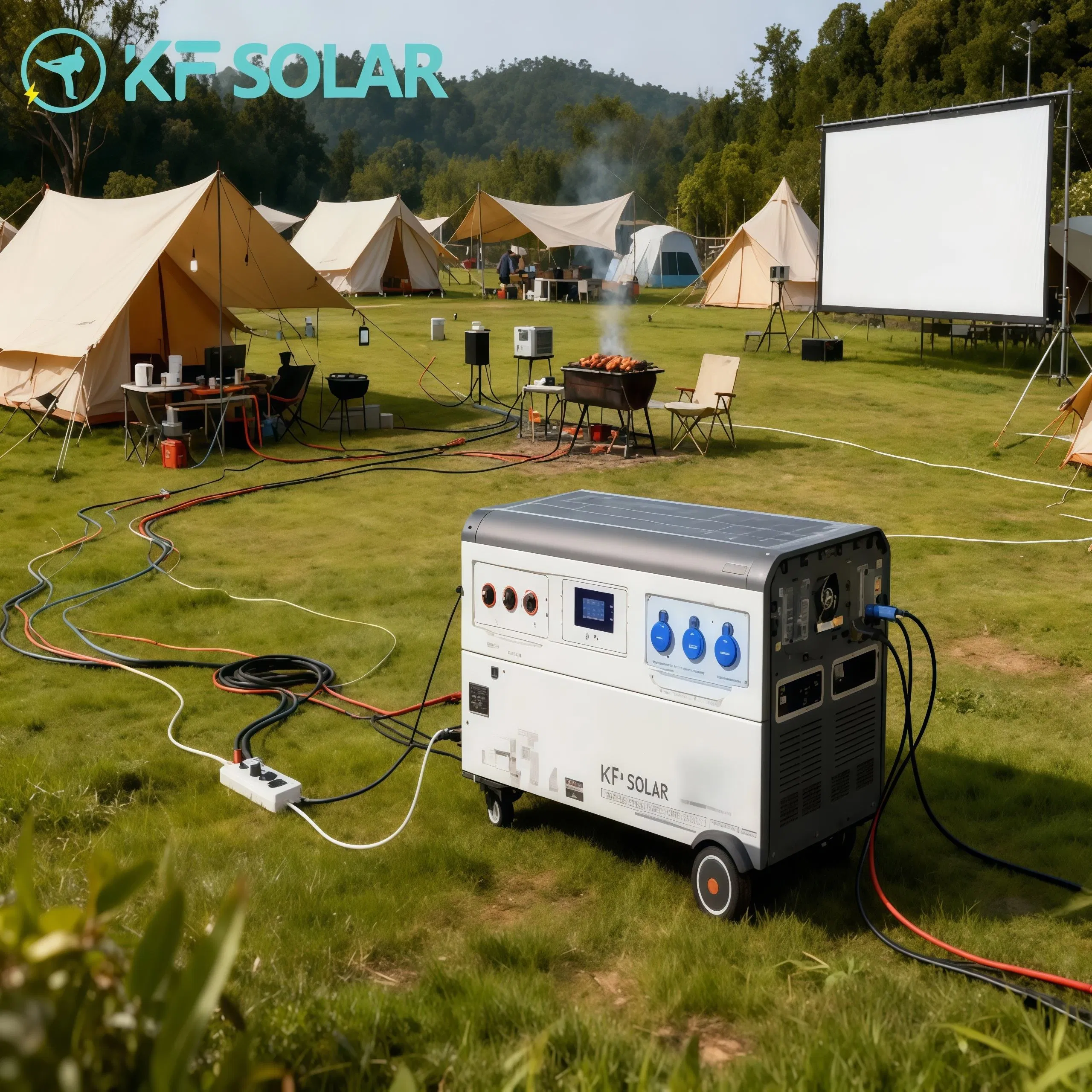 Solar Generator 5kw Lithium Battery Solar Portable Solar Power Station
