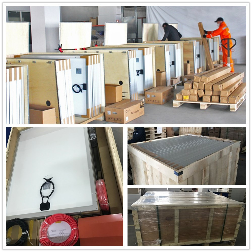 10KW 15KW 20KW 50KW Home Solar Power System Grid Tied Solar Panels with Battery and Inverter 30kw 50kw Solar Panel System