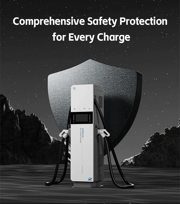 EV Charging Station Air/Liquid-Cooled Super Charger Terminal Detail 2