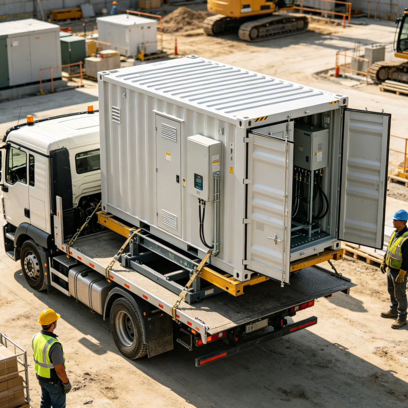 1mwh Lifepo4 Lithium Ion Battery Storage Container for Solar Power Grid Energy Storage System 6000 Cycle Life 10 Year Warranty