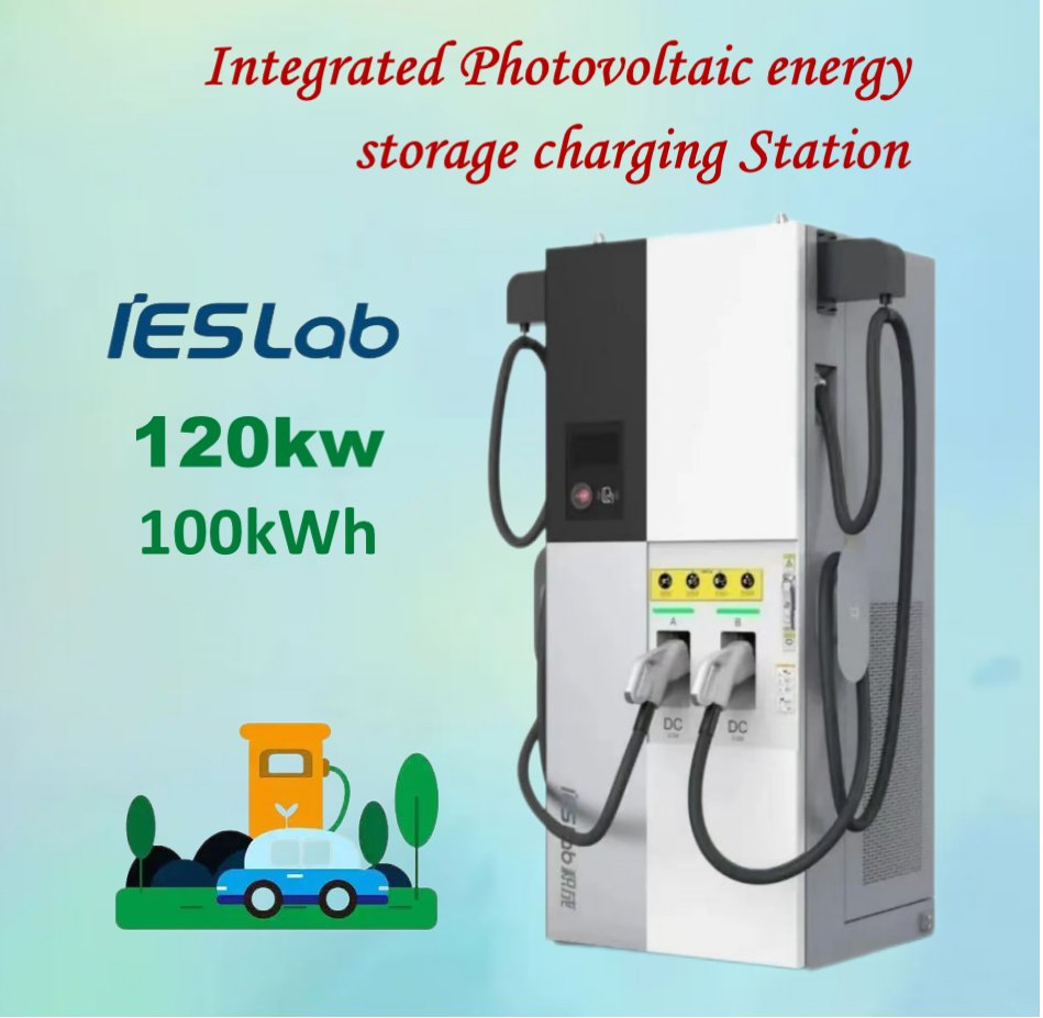 Integrated Dual Ports Photovoltaic Solar Energy Storage DC EV Electric Car/Vehicle/Battery Charging Station