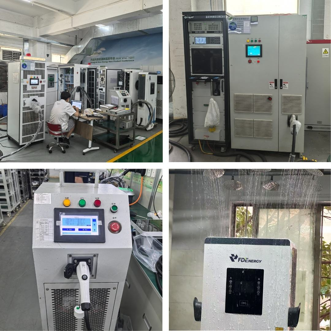 Industrial Solar Energy Storage 125kW Power Cabinet 261kWh Battery Cabinet DC Fast Charger Smart EMS Management