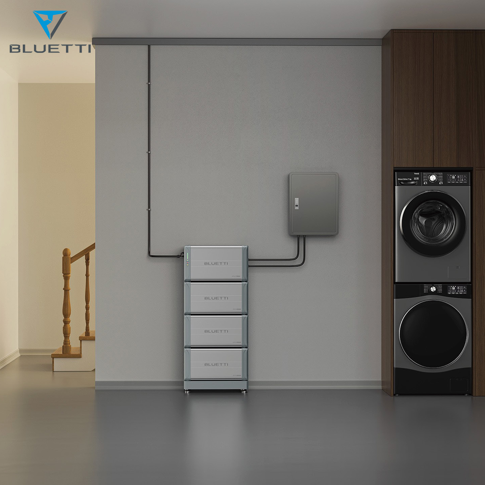 BLUETTI Solar Battery Storage Kits 5kW/9kW On/Off-Grid System with Inverter Lithium Battery for Indoor/Residential &amp; Business