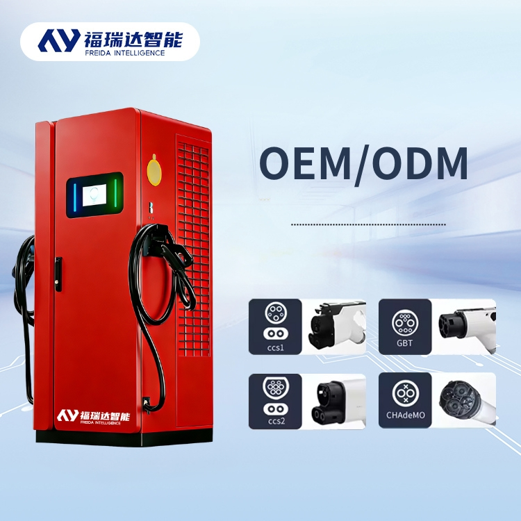 Manufacture Sale Solar Power DC-DC Commercial Public Use 80kw 120kw 160kw 180kw Dual Gun Ocpp 1.6j GB/T CCS Chademo DC Electric Bus Taxi DC EV Charging Station