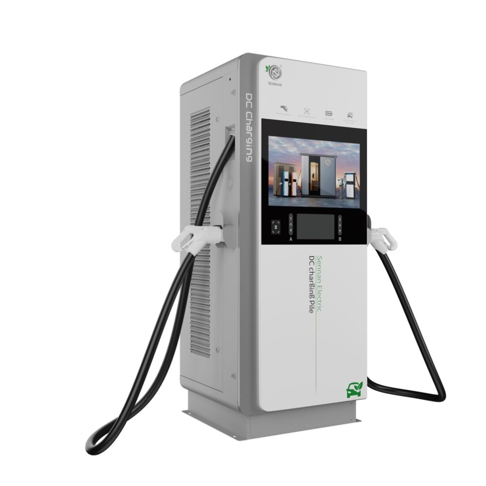 Water Proof Ocpp Gbt Byd Battery 60-240kw Solar Powered DC EV Fast Charger CCS New Style Electric Car Vehicle Floor Mount Charging Station with Advertise Screen