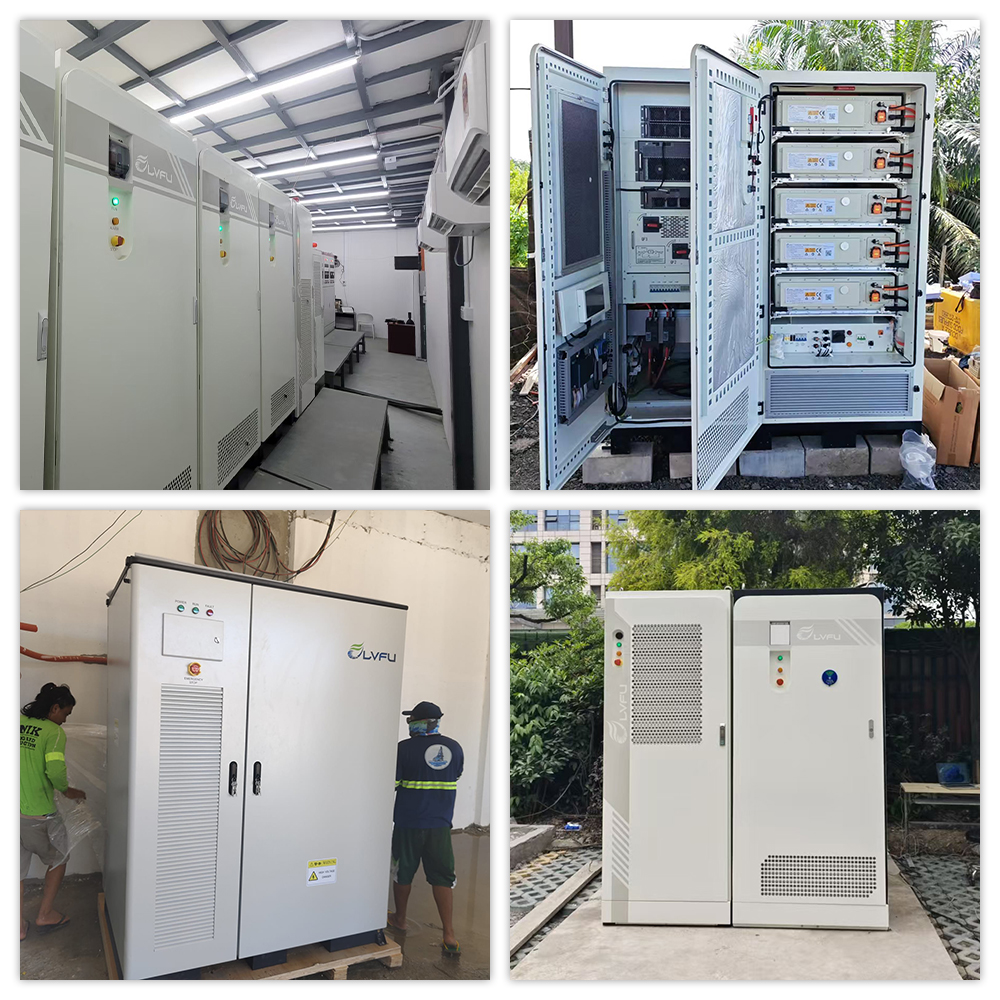LVFU Factory Supplier Electrical Energy Storage Devices 125KW Storage and Solar 261kWh Grid Scale Battery Energy Storage System