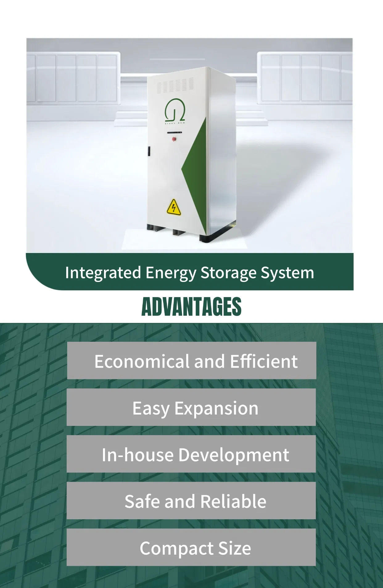 125kw 257kwh Ess LiFePO4 Outdoor Energy Storage System Industrial Commercial Battery Storage Container Power Supply Solution
