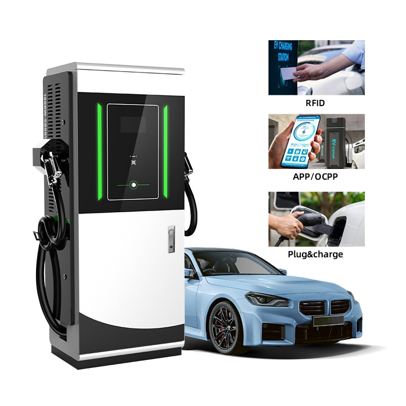 Factory 120kw Commercial Dc Fast Ev Charger Station for Public Parking Lot Use