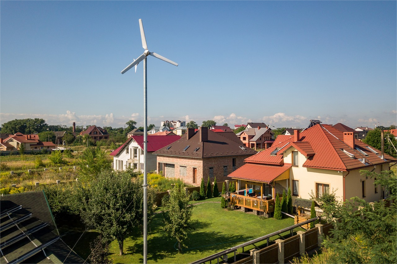JinSun Wind &amp; Solar Hybrid Off-Grid System for Residential Use with Lead-Acid Battery 48V-400V Output