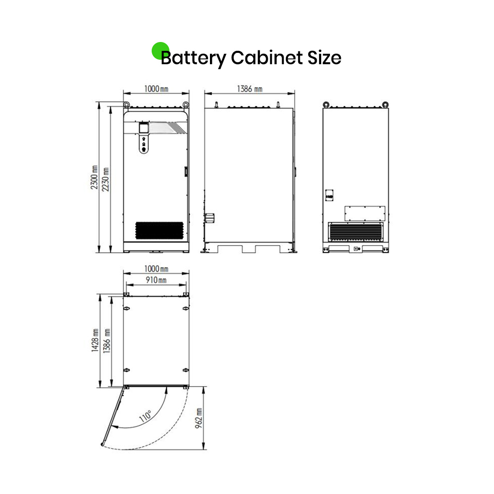 LVFU Factory Supplier Electrical Energy Storage Devices 125KW Storage and Solar 261kWh Grid Scale Battery Energy Storage System