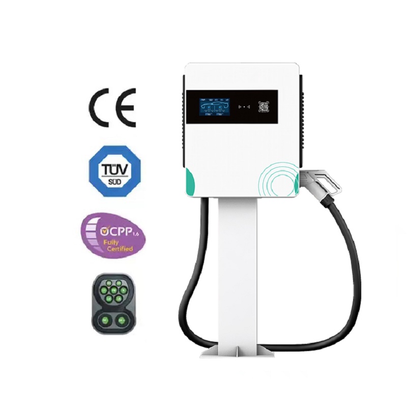 Factory 120kw Commercial Dc Fast Ev Charger Station for Public Parking Lot Use