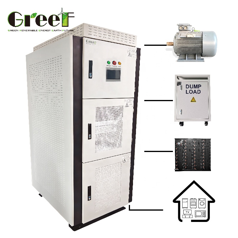 GREEF ENERGY Hybrid Converter with EMS Smart Energy Management System and Dual LCD Touchscreen for Renewable Energy Systems