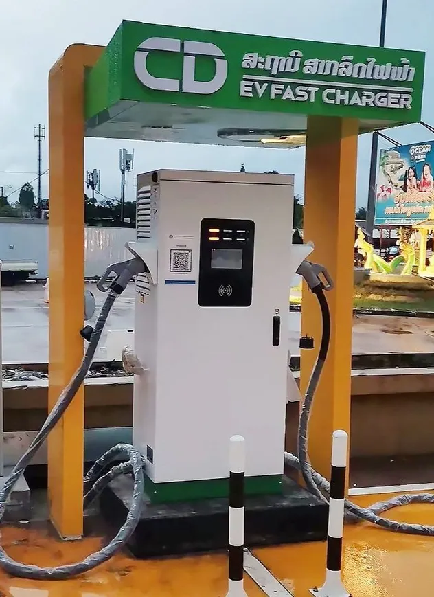 Wholesale High Efficiency Gbt CCS2 DC 120kw Best Commercial Floor-Standing EV Solar Car Charging Station