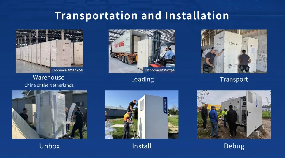 Transportation and Installation Workflow