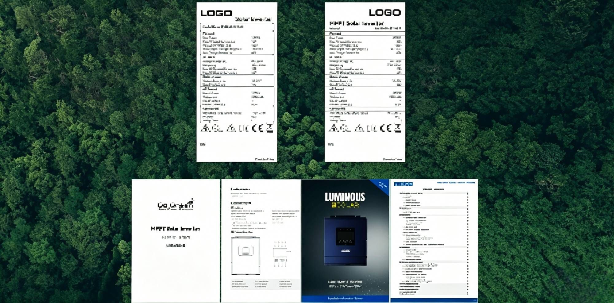 Custom nameplates and manuals