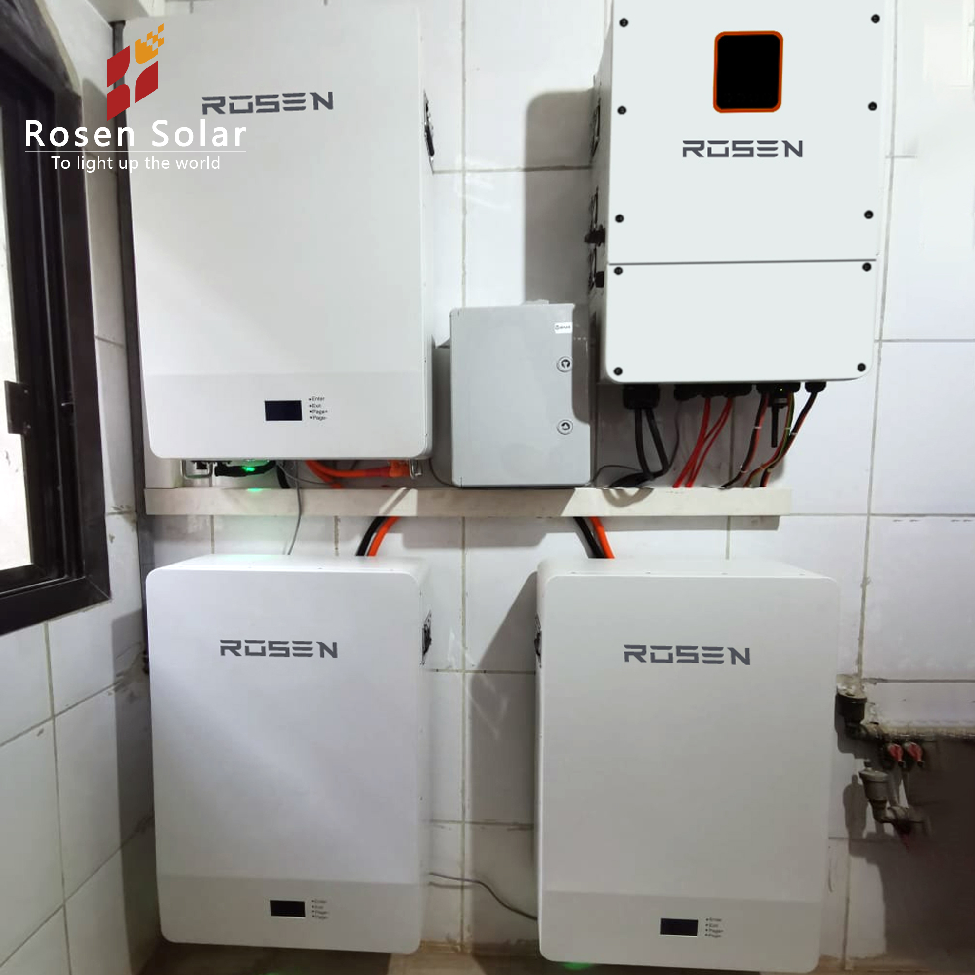 Complete Kit Home 10KW 15KW Off Grid Hybrd Power Inverter Battery Storage Panel Solar Energy System