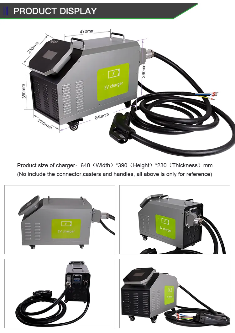DC 40kw CCS Solar EV Charger Portable EV Charger Manufacturers Charging Station for Electrical Car