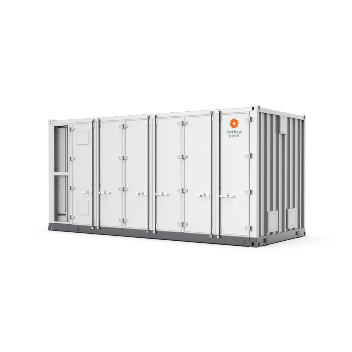 Utility Scale 5MWh Energy Storage Container 2.5MW Grid-Forming PCS LFP BESS with AI Thermal Management
