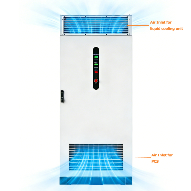 Built in PCS EMS BMS Work With Solar System High Efficiency 125kw 261KWH Battery Storage Peak Shaving and Solar Self-Consumption