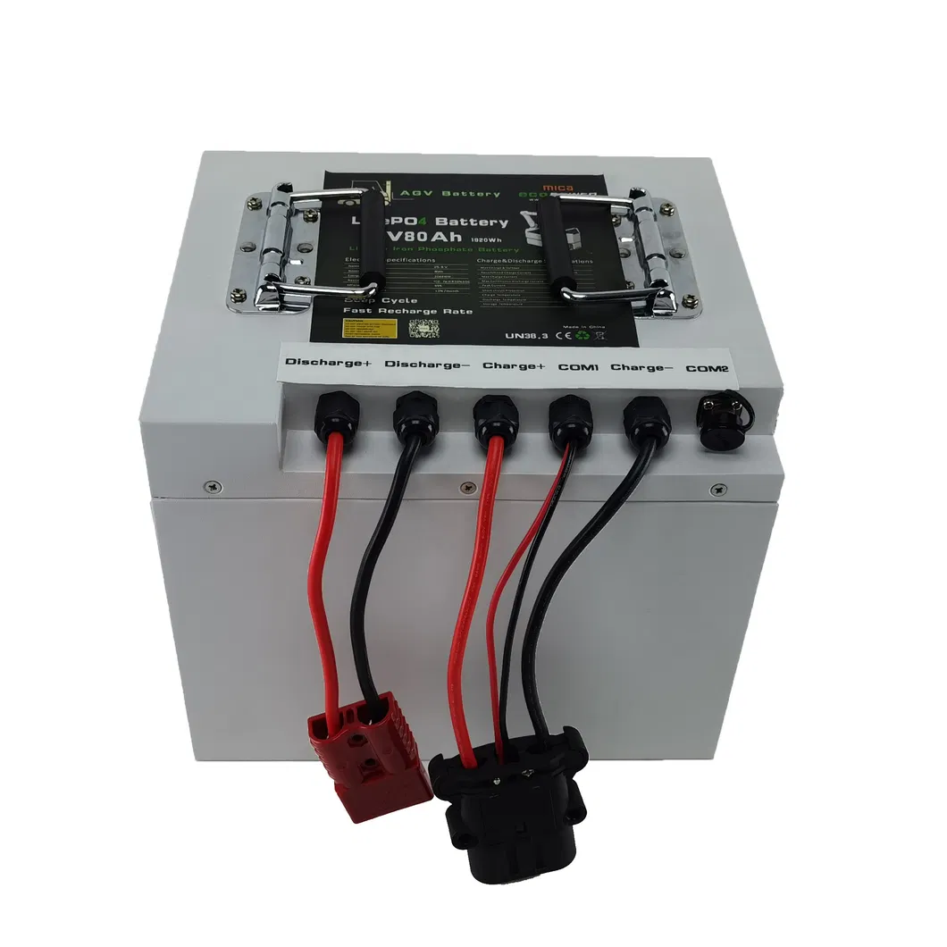 Mica Agv LiFePO4 Battery 24V 80ah Lithium Iron Phosphate Battery Pack Automatic Guided Vehicle Lithium Battery Pack