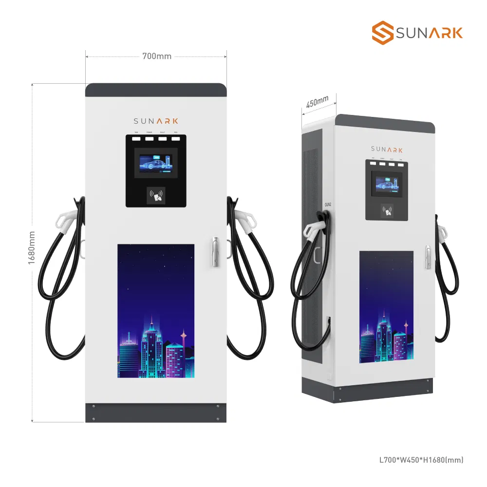 Electric Car Vehicle EV Solar Charging Station 50kw 60kw 80kw 40kw DC Fast Floor Mounted Charging Stations