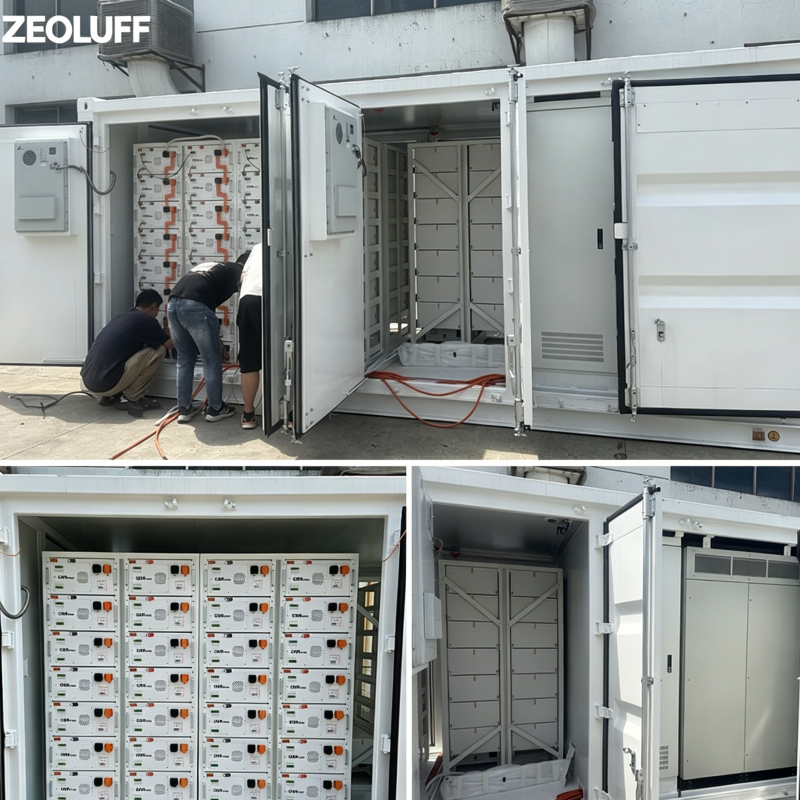 1mwh Lifepo4 Lithium Ion Battery Storage Container for Solar Power Grid Energy Storage System 6000 Cycle Life 10 Year Warranty