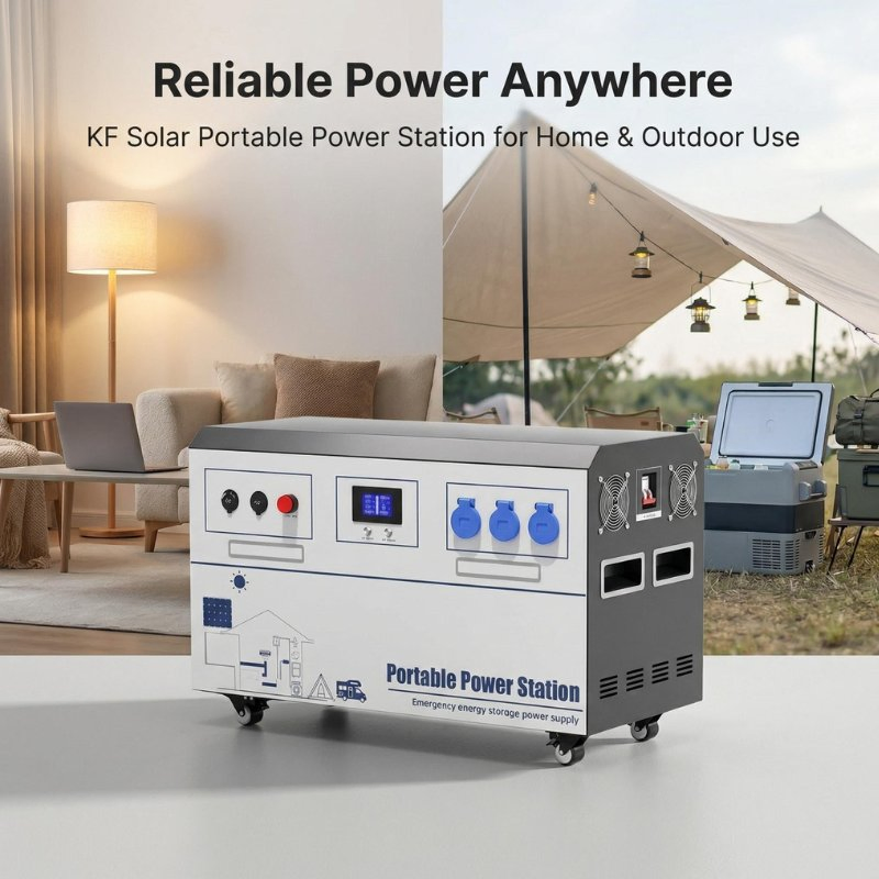 Solar Generator 5kw Lithium Battery Solar Portable Solar Power Station