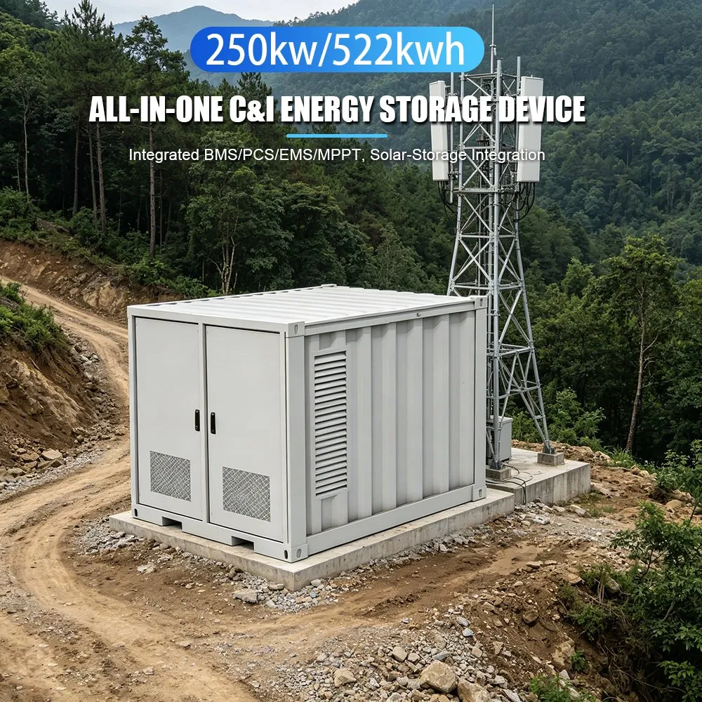 PV Storage Fusion C&I Ess 250kw 522kwh Containerized Lithium Battery Commercial Industrial Energy Storage Micro Container OEM Order