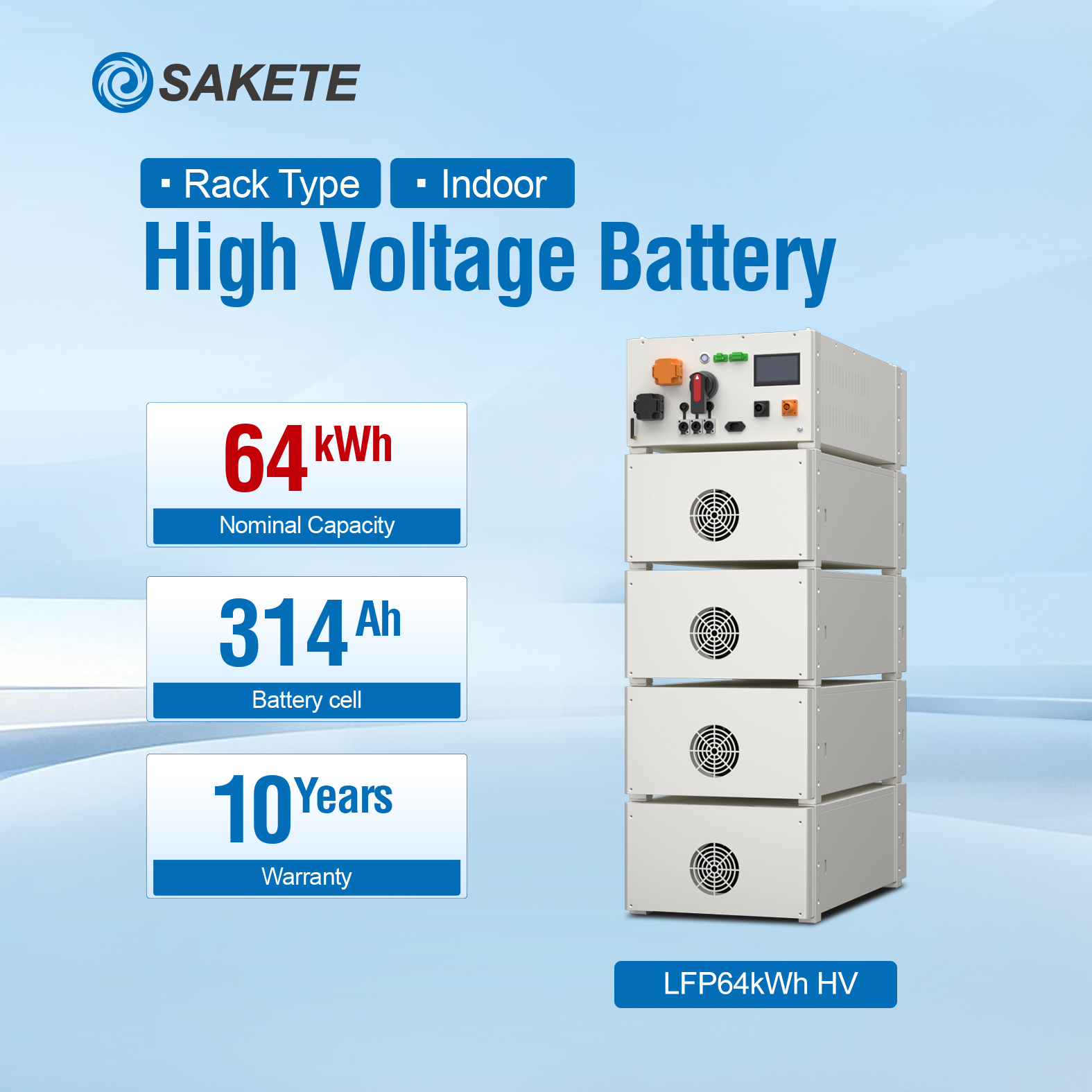 Sakete 60kwh 64kwh Grid Scale Energy Storage Tgpro Energy Storage Solar Energy Storage Cost Eu Local Warehouse Battery