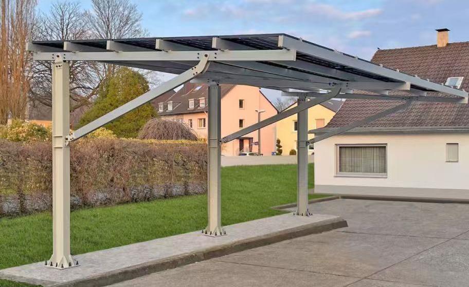 Customized Excellent Water-Proof Steel Parking Mounting Brackets Solar Panel System PV Carport/Car Park Solar Carport
