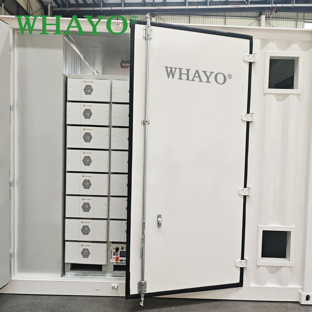Whayo Utility Scale Battery Storage Container 1MWh 2MWh 5MWh Air Cooling BESS System for Grid Stability and Frequency Regulation